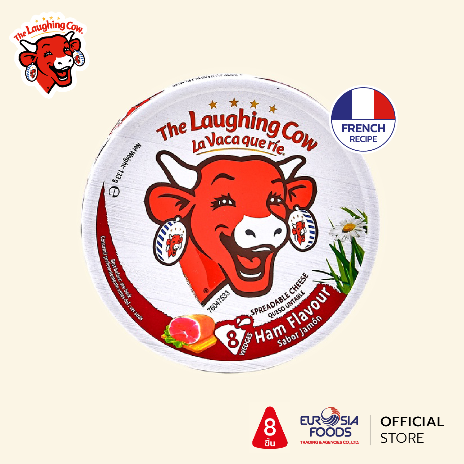 The Laughing Cow Cheese Spread Ham